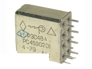 Реле РЭС48 год: до 12.90 Паспорт: 213-218